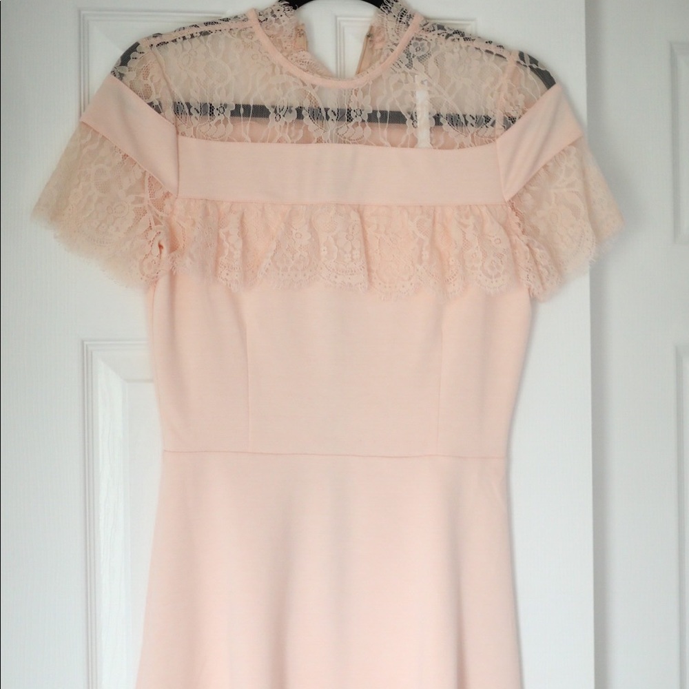 ASOS light Pink Knee Length Dress